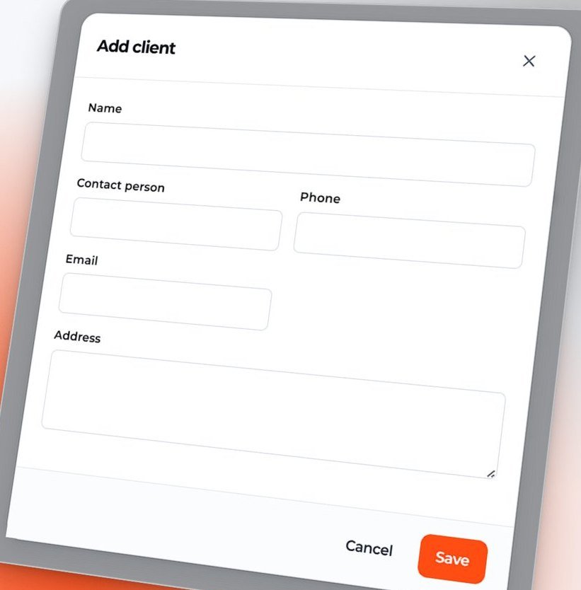 Contractor Business Manager screen 4