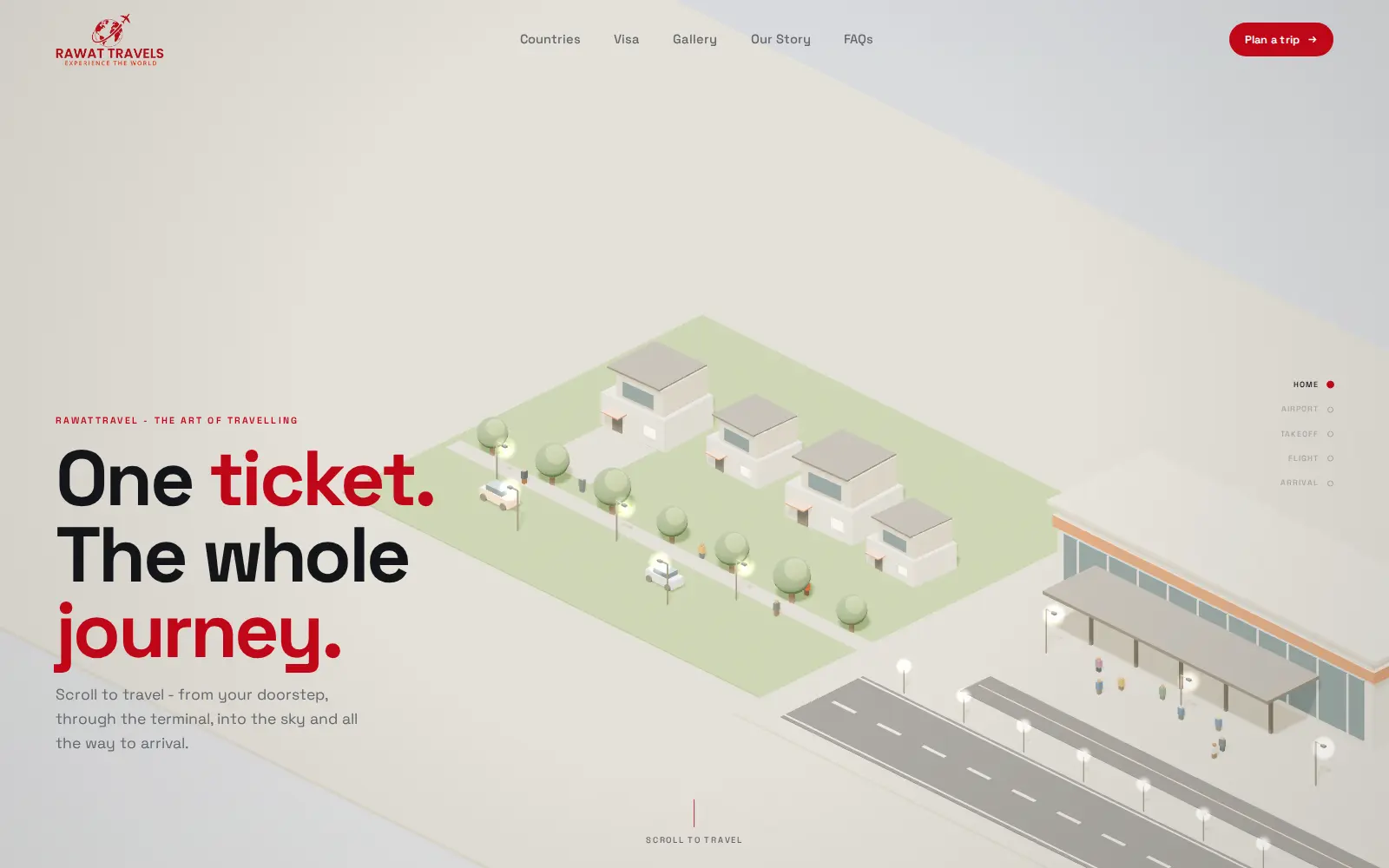 Rawat Travel project imagery