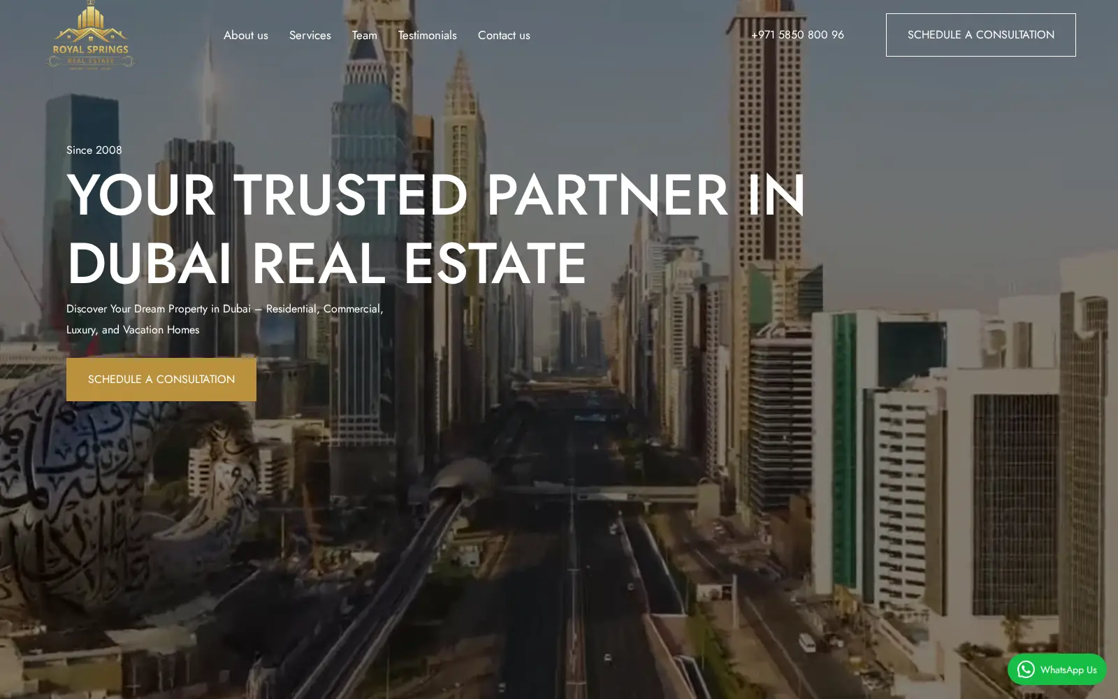 Royal Springs Real Estate